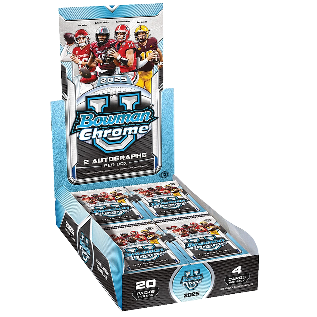 2025 Bowman University Chrome Football Hobby Box