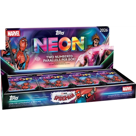 2026 Topps Marvel Neon Hobby Box