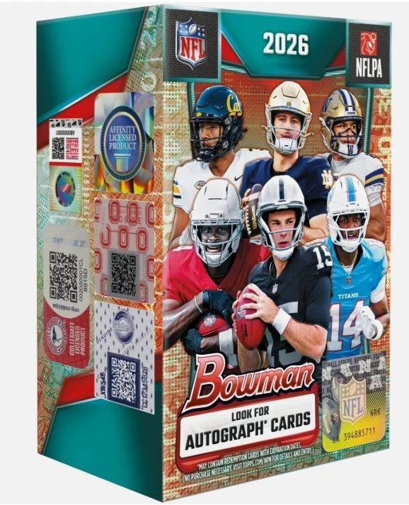 2026 BOWMAN FOOTBALL VALUE BLASTER BOX