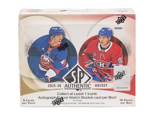 2025/26 Upper Deck SP Authentic Hockey Hobby Box