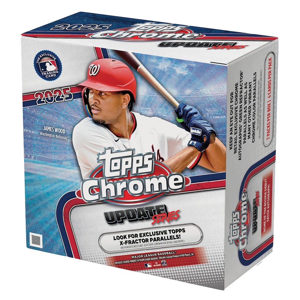2025 Topps Chrome Updates Baseball Factory Sealed Mega Box