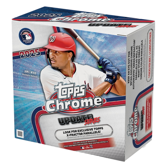 2025 Topps Chrome Updates Baseball Factory Sealed Mega Box