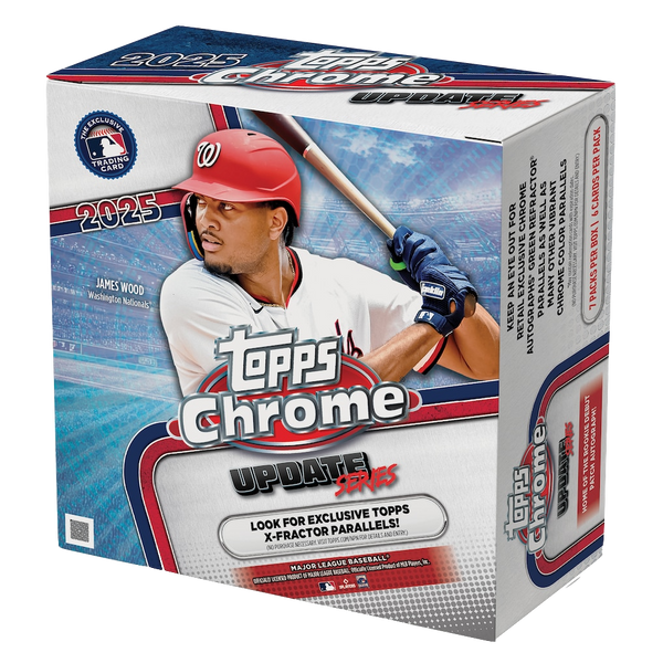 2025 Topps Chrome Updates Baseball Factory Sealed Mega Box
