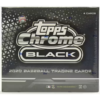 2020 Topps chrome black baseball hobby box