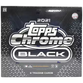 2021 Topps Chrome Black MLB Hobby Box