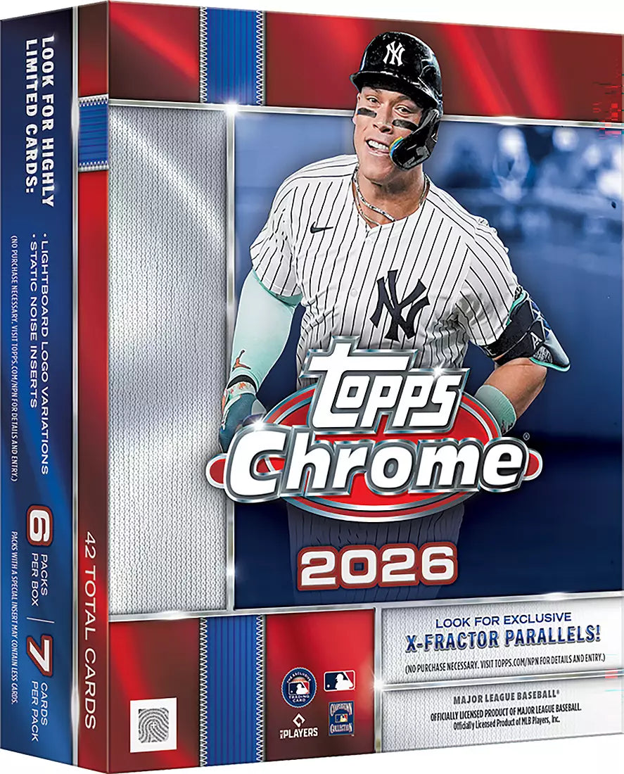2026 Topps Chrome Baseball Mega Box