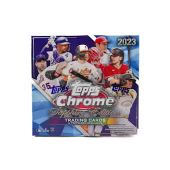 2023 Topps Chrome Baseball Sapphire Edition Factory Sealed Box