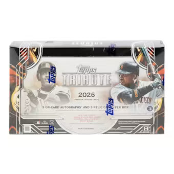 2026 topps tribute baseball hobby box