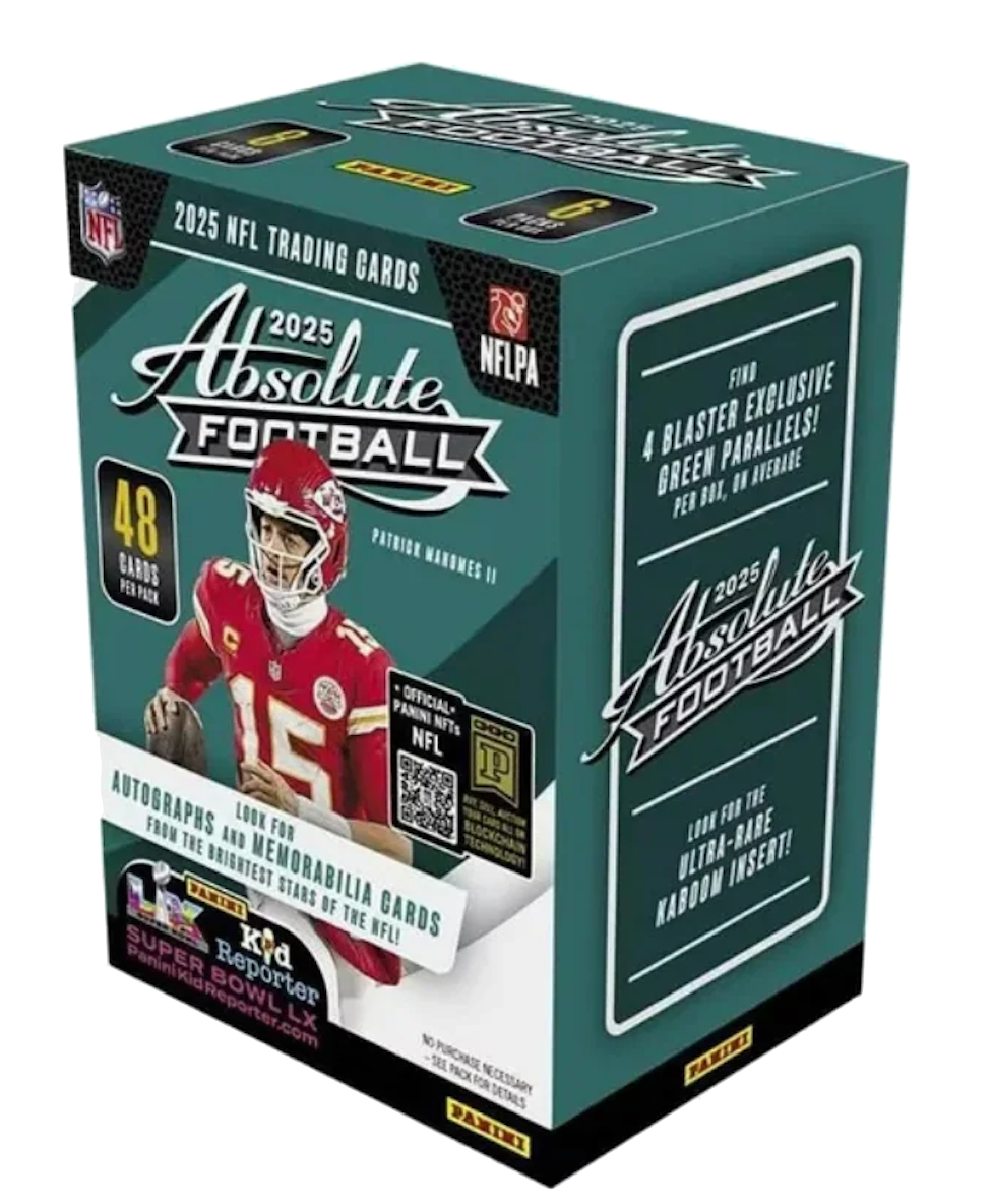 2025 Panini Absolute Football Blaster Box (Green Parallels)