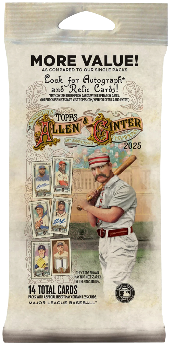 2025 Topps Allen & Ginter Baseball Jumbo Value Pack