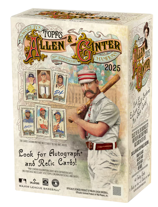 2025 Topps Allen & Ginter Baseball Factory Sealed Blaster Box