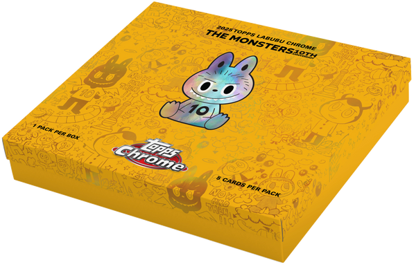 2025 Topps Chrome Labubu 10th Anniversary Box