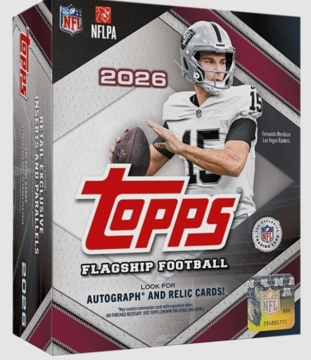 2026 Topps Flagship Football Mega Box
