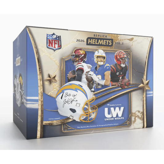 2026 Under Wraps Autographed NFL Replica Helmets Volume I