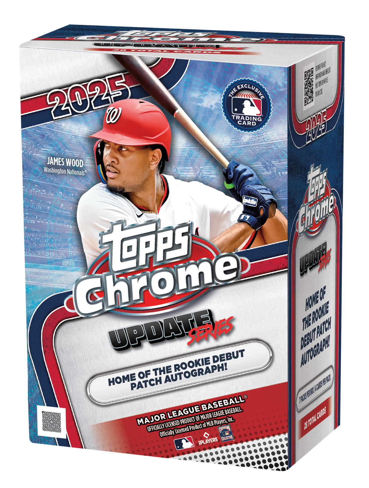 2025 Topps Chrome Update Series Baseball 7-Pack Blaster Box