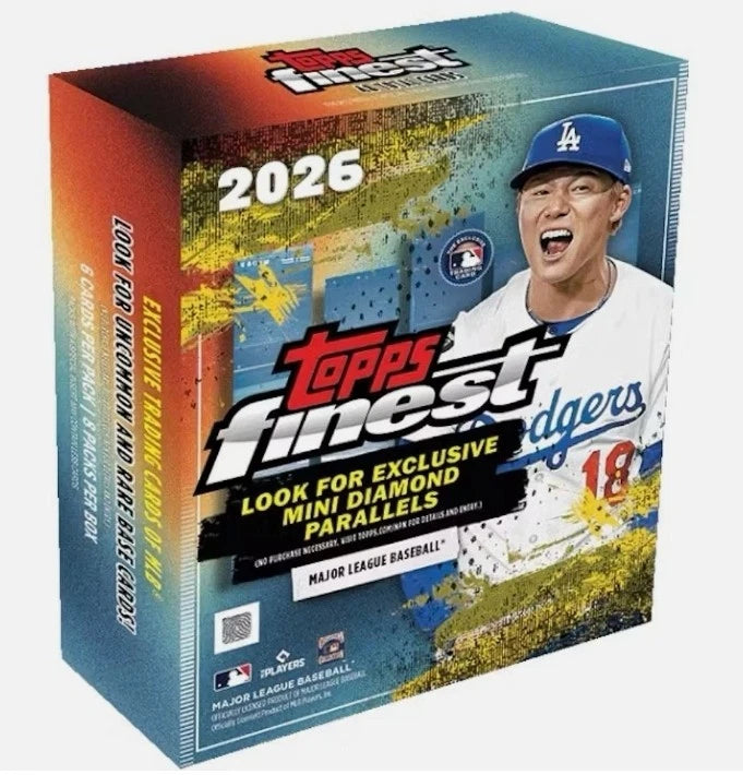 2026 Topps Finest Baseball Mega Box