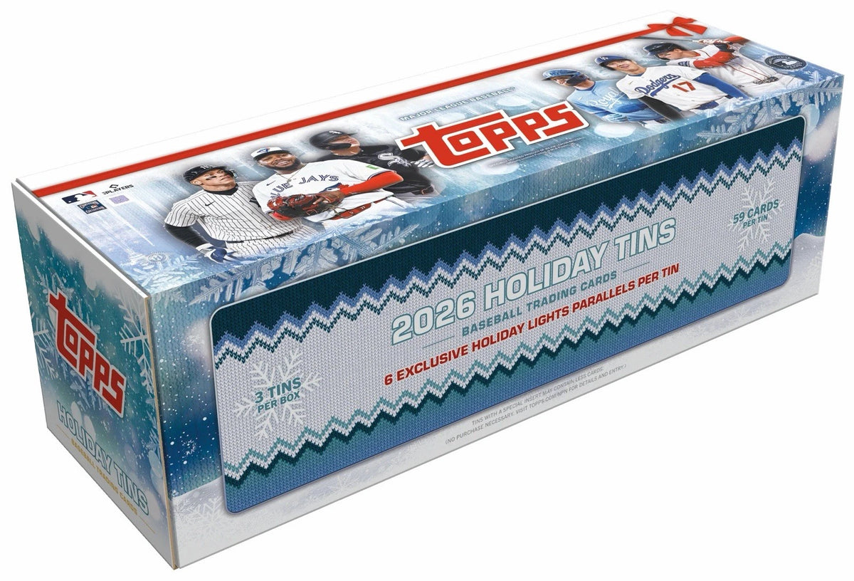2026 Topps Holiday Baseball Hobby Collector  Tin Box