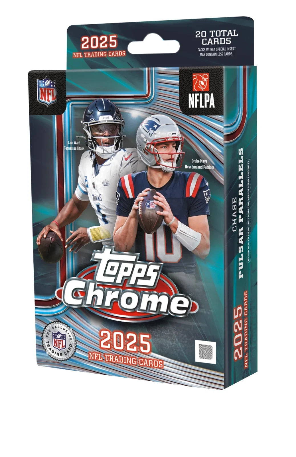 Share 2025 Topps Chrome Football Hanger Box