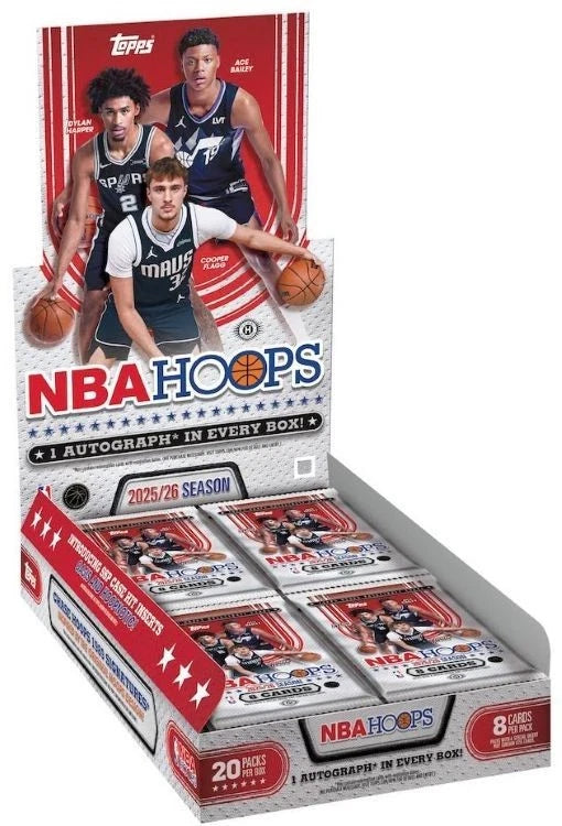 2025/26 TOPPS NBA HOOPS HOBBY BOX