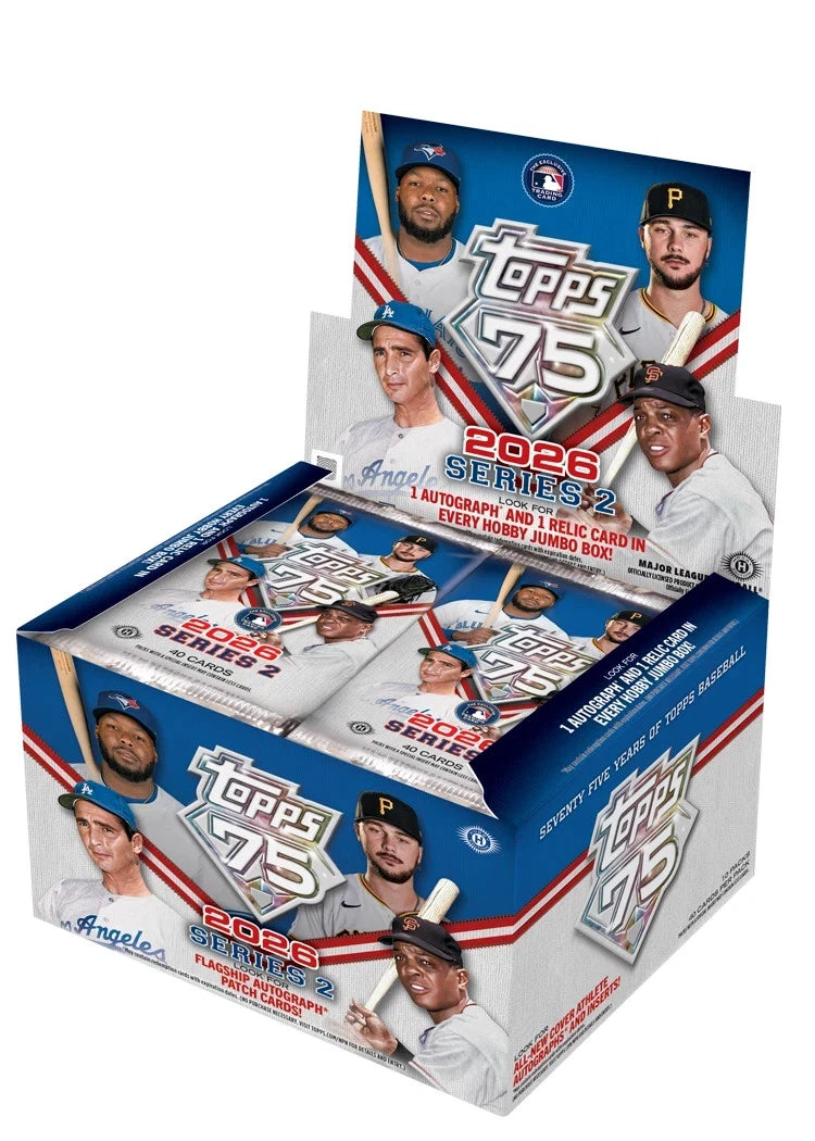 2026 TOPPS SERIES 2 BASEBALL HOBBY JUMBO BOX
