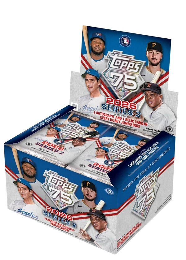 2026 TOPPS SERIES 2 BASEBALL HOBBY JUMBO BOX