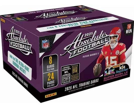 Panini 2025 Absolute Football Trading Card RETAIL Box