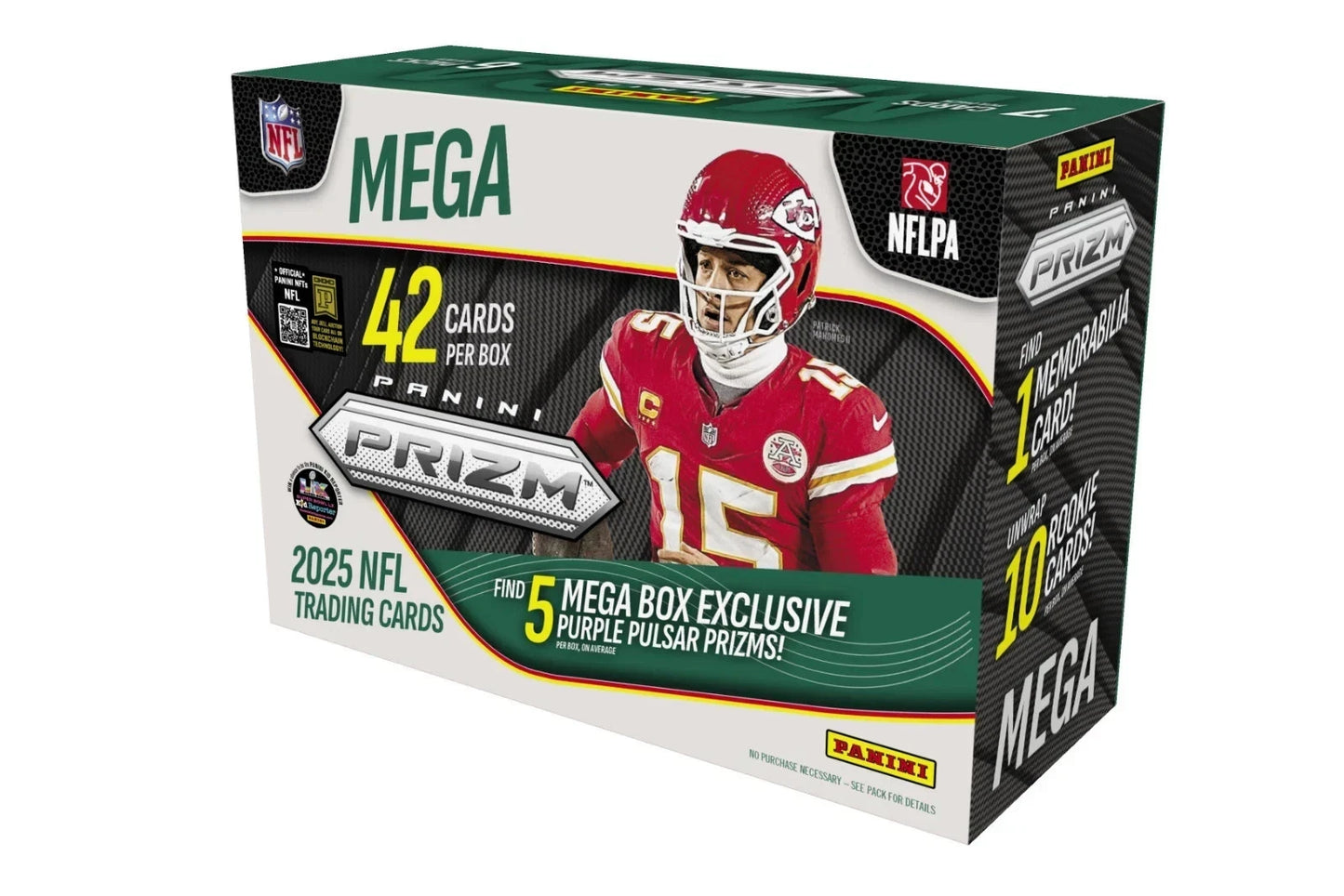 2025 Panini Prizm Football Factory Sealed Mega Hobby Box