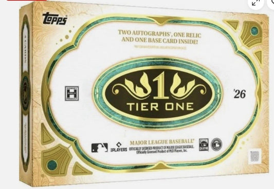 2026 Topps Tier One Baseball Hobby Box
