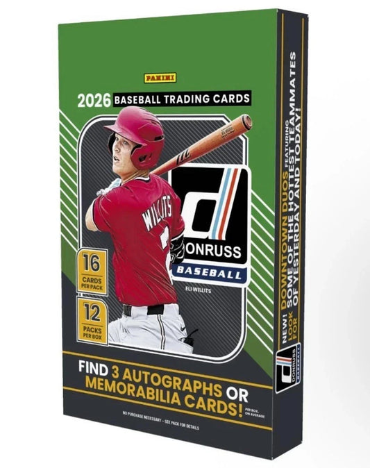 2026 Panini Donruss Baseball Hobby Box Factory Sealed