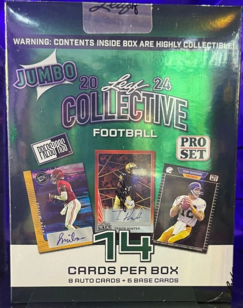 2024 Leaf Collective Football Jumbo Box