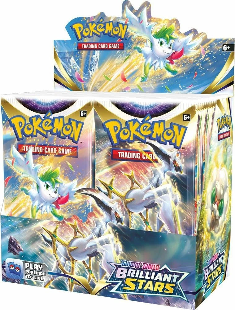 Pokemon Sword and Shield Brilliant Stars Booster Box Factory Sealed