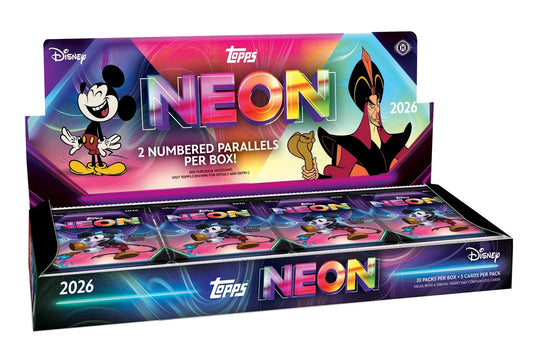 2026 TOPPS DISNEY NEON HOBBY BOX