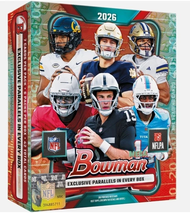 2026 BOWMAN FOOTBALL MEGA BOX