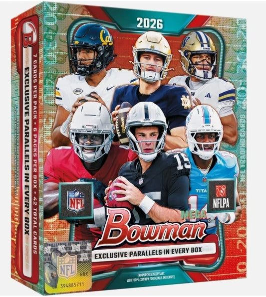 2026 BOWMAN FOOTBALL MEGA BOX