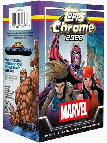 2026 Topps Chrome Marvel Blaster Box