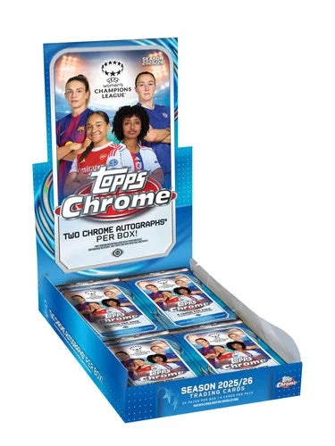 2025-26 Topps Chrome Uefa Women's Hobby Box
