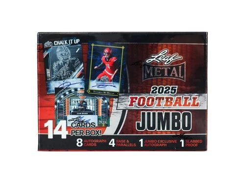 2025 Leaf Metal Footbal Jumbo