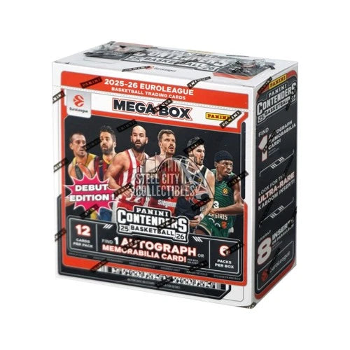 2025/26 Euroleague Panini contenders basketball Mega Hobby box