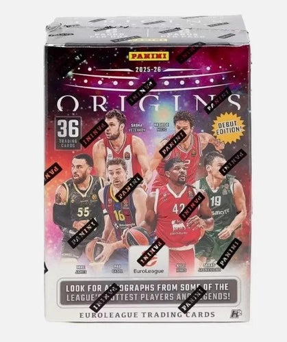 2025/26 Panini Origins EuroLeague Basketball Blaster Box