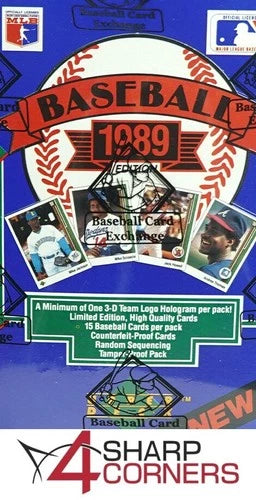 1989 Upper Deck Baseball Low series Box