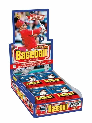 2026 Topps Heritage Baseball Factory Sealed Hobby Box