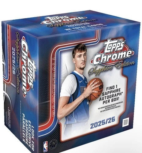 2025-26 Topps Chrome Basketball SAPPHIRE - Hobby Box